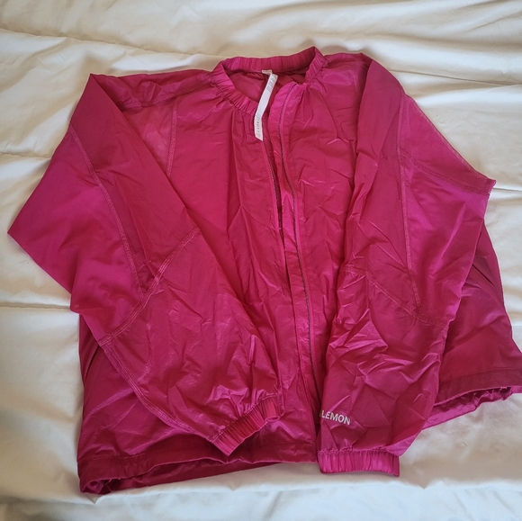 Lululemon ripe raspberry mesh windbreaker size 6 - Picture 1 of 4